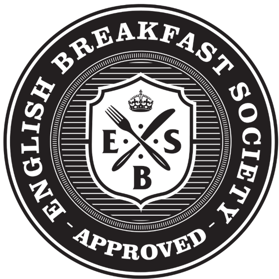 English Breakfast Society Approved seal