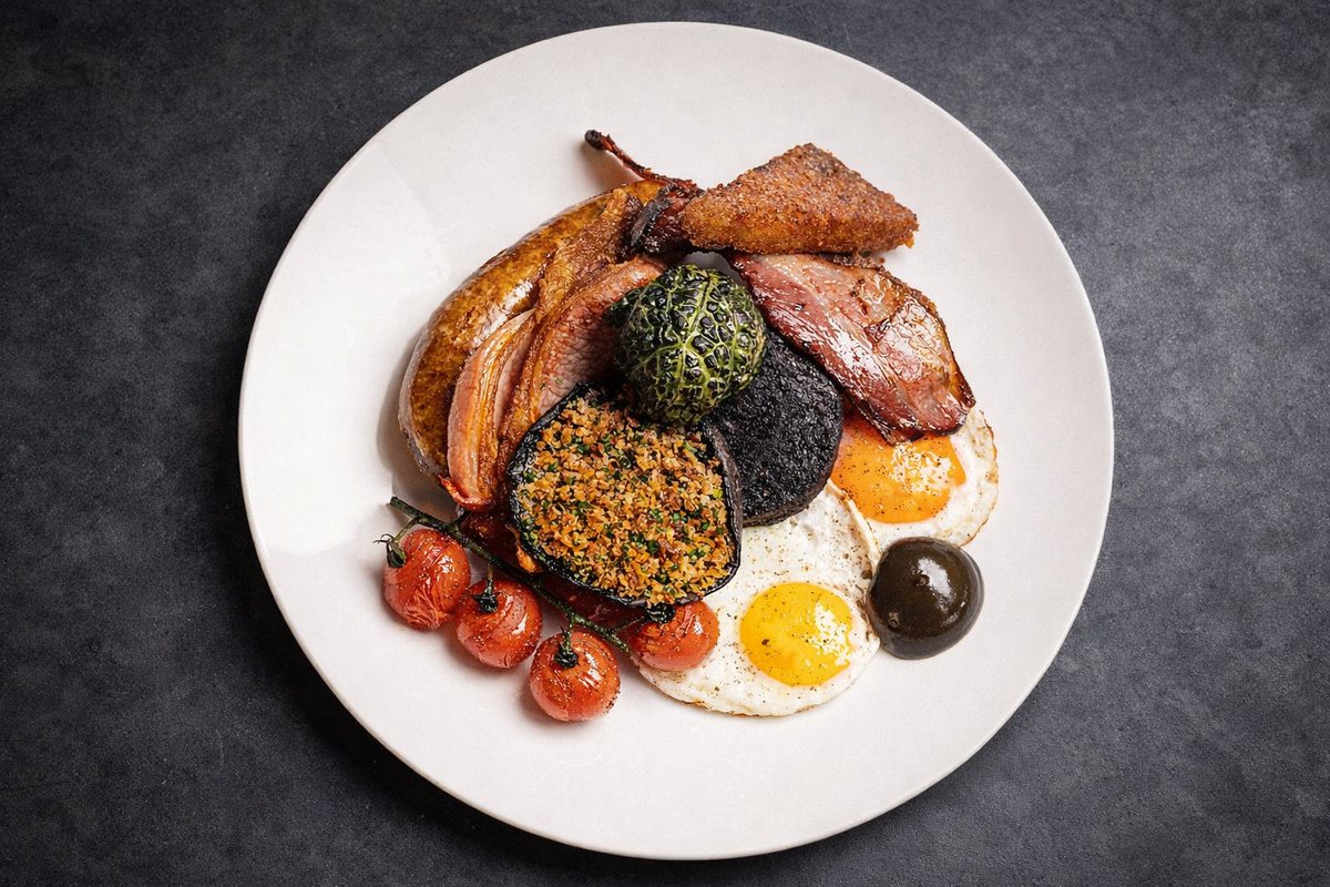 The Fallow Full breakfast at Fallow, St James's, London